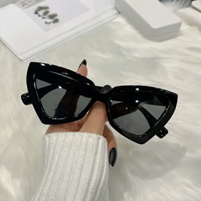 Lunettes de soleil triangle polygone pour femmes et hommes, lunettes vintage, lunettes rétro, lunett
