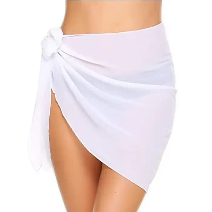 Sarong d'été léger et respirant en maille transparente pour femmes, 1 pièce, écharpe de Protection s