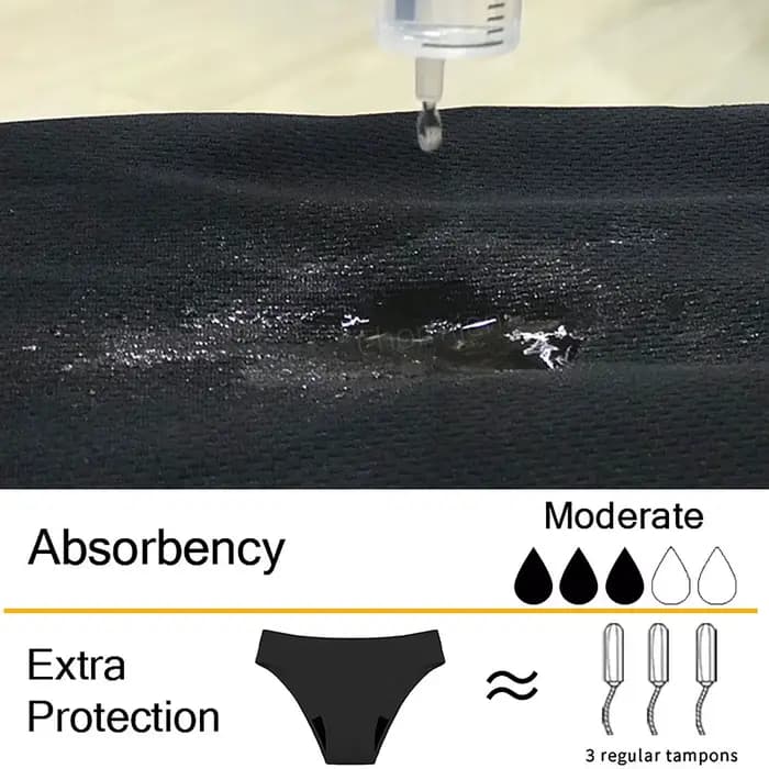 Maillot de bain menstruel étanche pour femme, bikini, pantalon absorbant astronomique, taille haute,