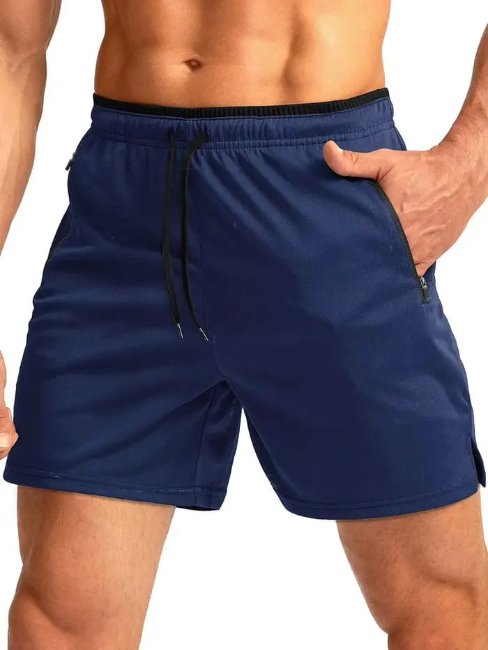 Shorts de bain pour hommes, couleur unie, décontractés, pour la plage, séchage rapide, pour la cours