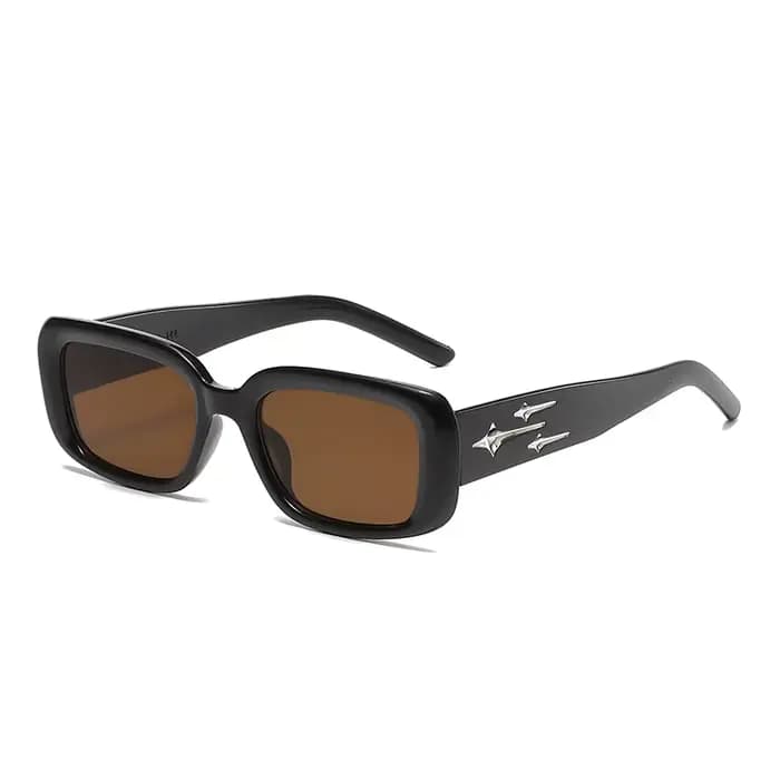 Lunettes de soleil carrées rétro Style Y2K pour femmes et hommes, lunettes de soleil œil de chaton, 