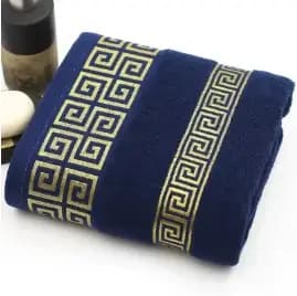 Serviette de plage brodée douce de luxe 100% coton, serviette de bain Super absorbante pour adultes,