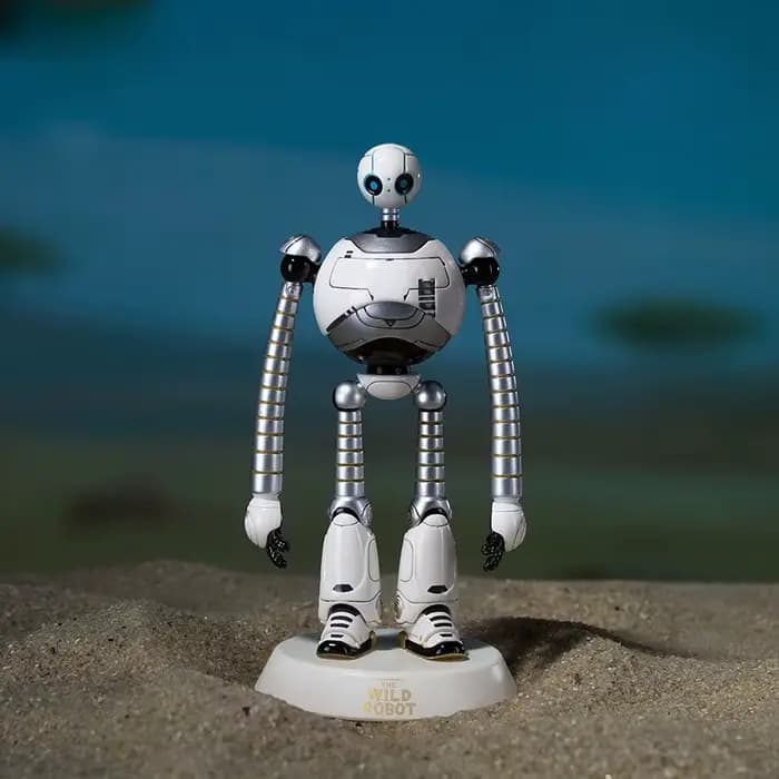 Figurine de jouet The Wild Robot Roz, modèle de personnage de film, décoration de bureau à domicile,