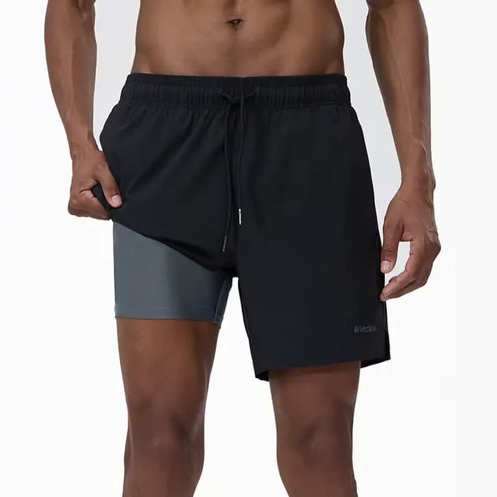 Le dernier short de bain homme doublure respirante 2 in1 short taille réglable poches zippées plage 