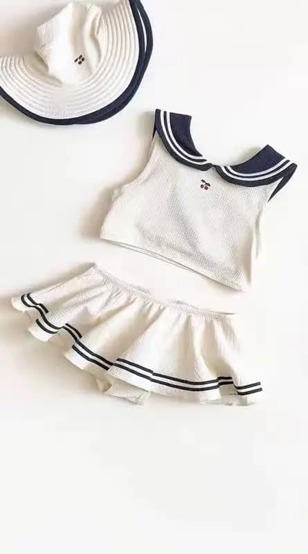 Maillot de bain une pièce pour bébés filles, nouvelle collection 2026, maillot de bain d'été bleu ma