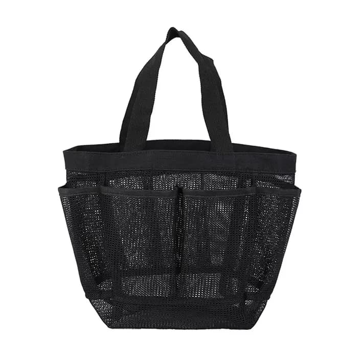 Sacs de bain de douche en maille de grande capacité, avec 8 poches, organisateur étanche pour piscin