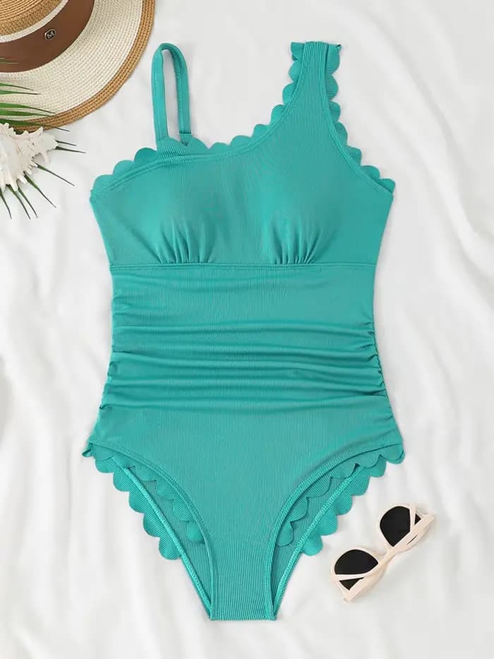 Maillot de bain sexy à volants 2026 pour femmes, maillot de bain une pièce uni, vêtements de bain fé