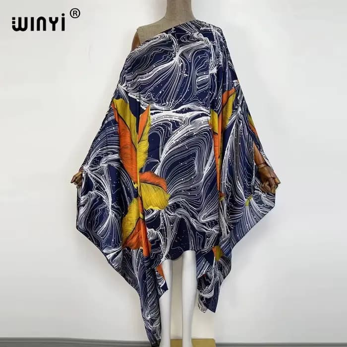 WINYI caftan africain sexy plage couvrir vêtements de plage surdimensionné Bikini couvrir Robe fête 