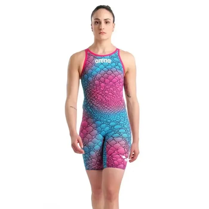 Maillot de bain une pièce pour femme 2026, pour triathlon, entraînement compétitif, longueur genou, 