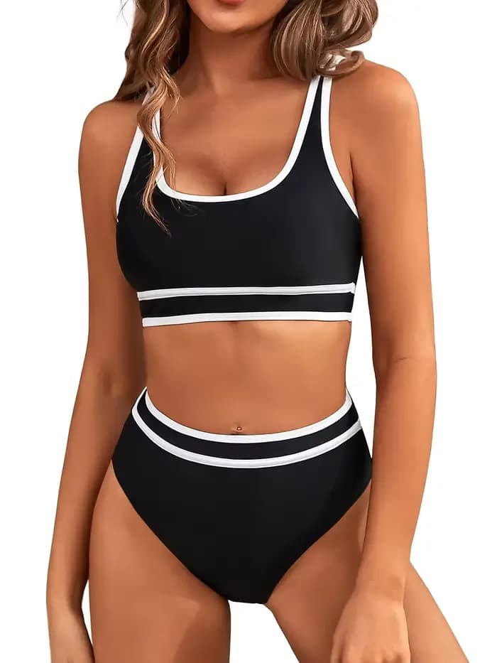 Bikini féminin 2026, maillots de bain pour femmes, bikinis taille haute, ensembles sexy et sportifs,