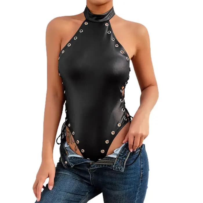 Maillot de bain sans fil pour femmes, à lacets sur le côté, couleur Pure, ajusté, Monokini, pour les