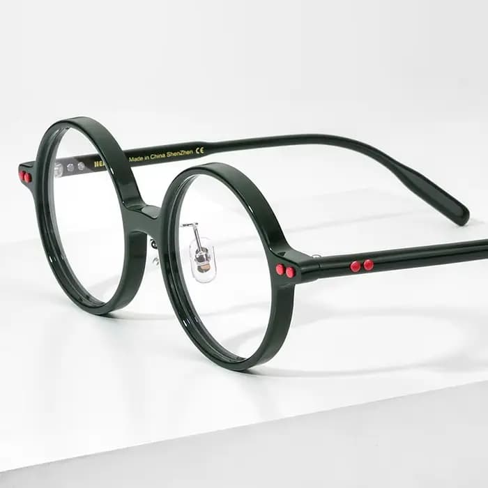 HEPIDEM acétate lunettes cadre hommes marque concepteur rond femmes Nerd lunettes japonais à la main