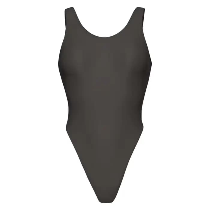 Maillot de bain une pièce sexy pour femme, string, dos ouvert, sans manches, collants creux, costume