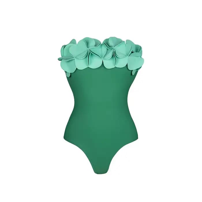 Nouveau Maillot de Bain Une Pièce Rétro 2026 avec Jupe et Bretelles Imprimé Floral pour Femme, Aminc