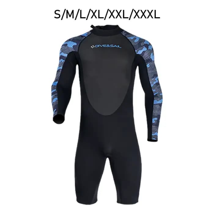 Combinaison courte en néoprène pour hommes, 2mm, garde au chaud, maillots de bain pour kayak et plon