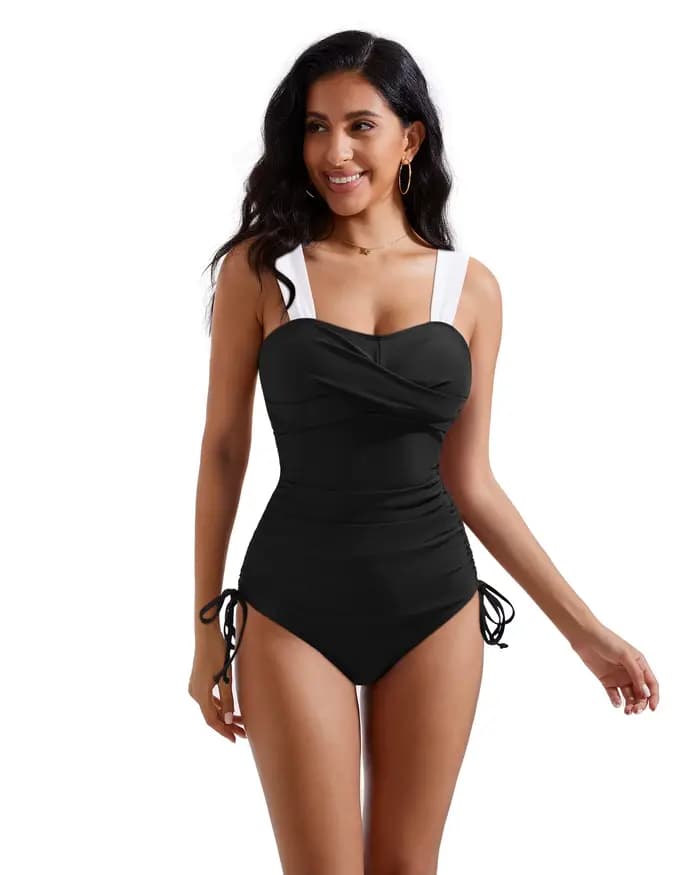 Maillot de bain une pièce sexy d'été grande taille push-up pour femme, combinaison de bain une pièce