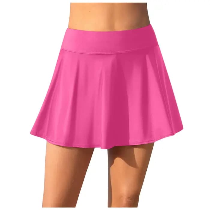 Jupe de bain pour femmes, short, serrage du ventre, jupe de maillot de bain taille haute, bas de mai