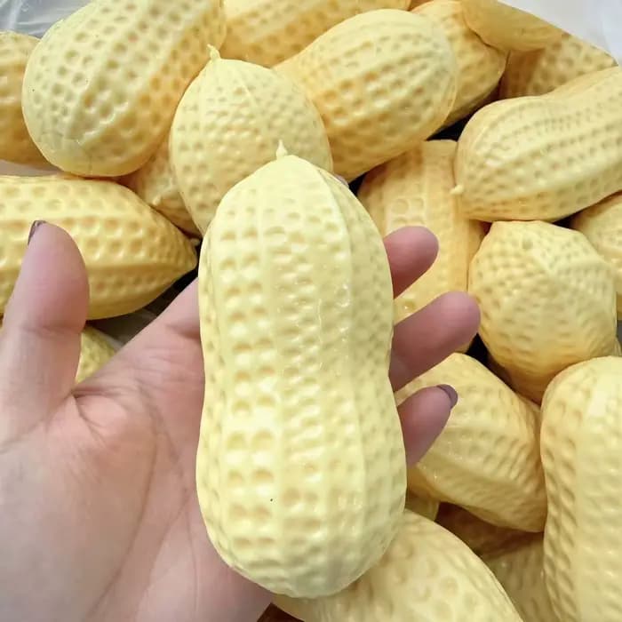 Jouet cacahuète croustillante virale : Jouet à presser réaliste en forme de nourriture, texture malt