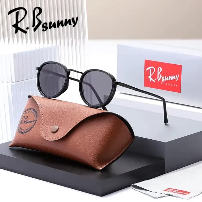 Lunettes de soleil polarisées UV400 pour hommes et femmes, monture ronde rétro, accessoires de condu