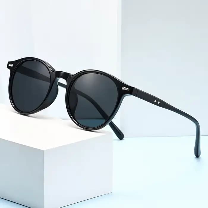 Lunettes de soleil rondes vintage pour femmes et hommes, lunettes de soleil circulaires, lunettes ov