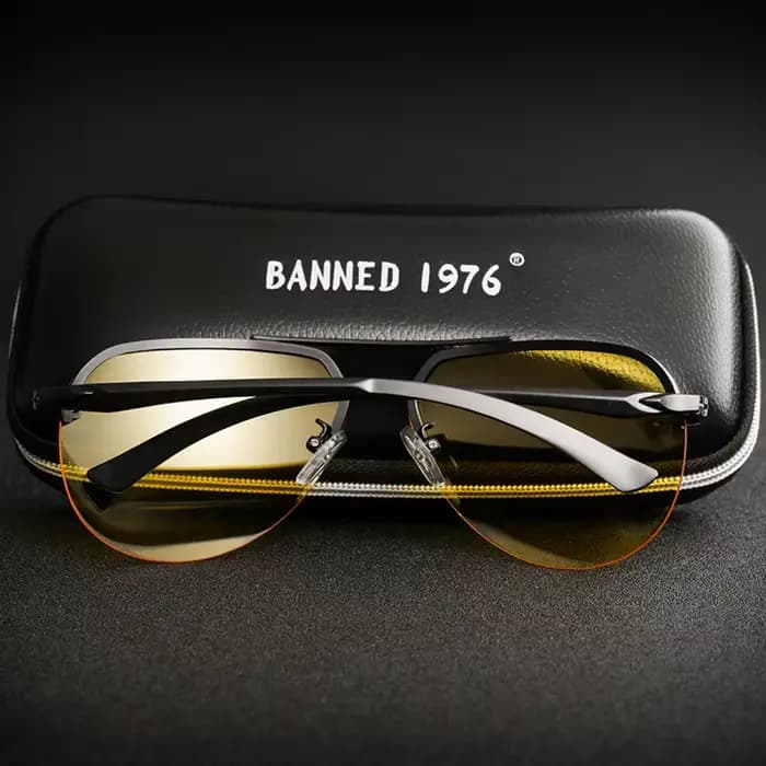 Lunettes de soleil polarisées en aluminium magnésium 2020 pour hommes et femmes, verres jaunes, Visi