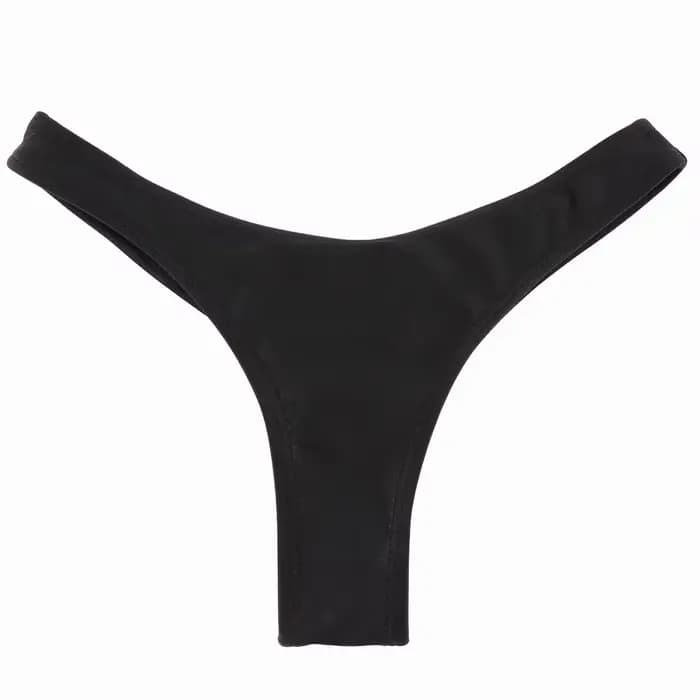 Maillots de bain femmes slips bas de Bikini cravates latérales string brésilien maillot de bain coup