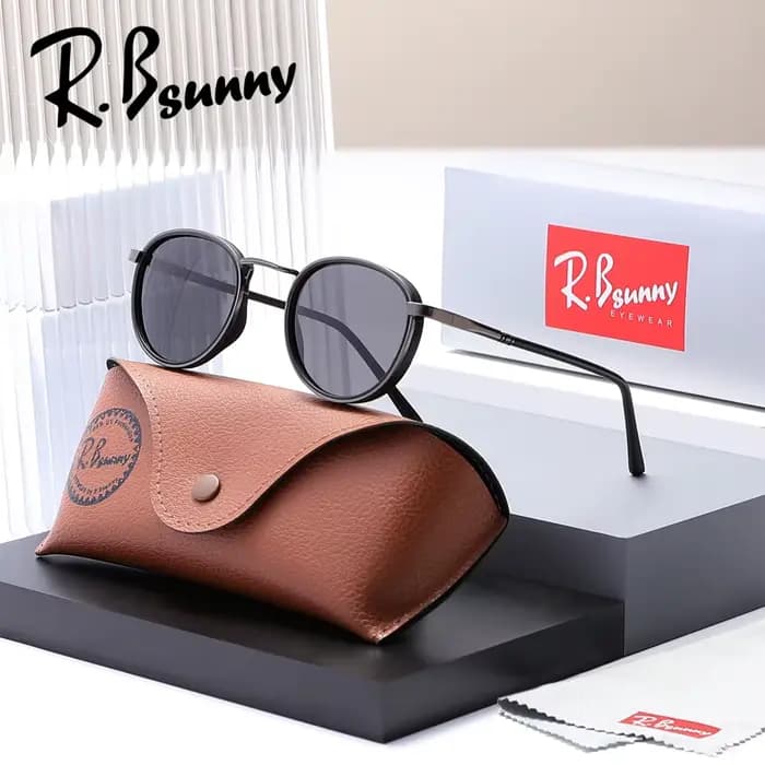 Lunettes de soleil polarisées UV400 pour hommes et femmes, monture ronde rétro, accessoires de condu