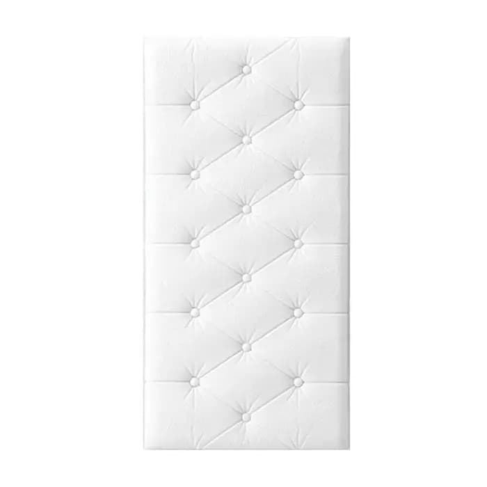 Panneaux muraux autocollants en mousse à effet coussin pour la décoration de salle de bain, de maiso