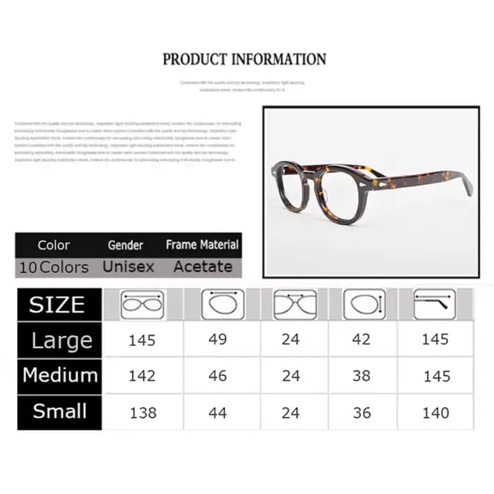 Lunettes de soleil polarisées pour hommes et femmes, style Johnny Depp Lemtosh, monture vintage en a
