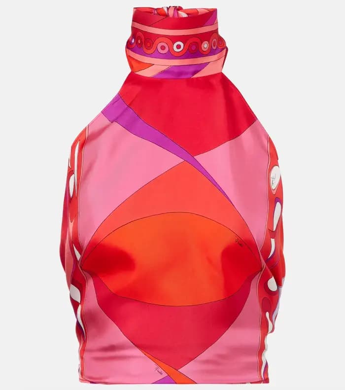 Ensemble de maillot de bain 3 pièces rose à imprimé abstrait pour femme, bikini une pièce sans brete
