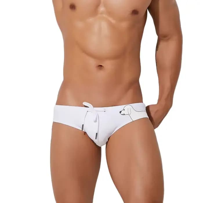 Maillot de bain sexy pour homme, slip de plage, bikini imbibé