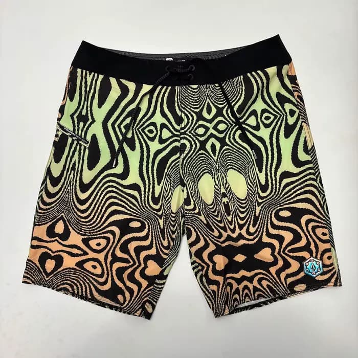Boardshorts Original Filip Rygalski Mod 18" - MULTI, short de plage imprimé pour homme, volleyball d