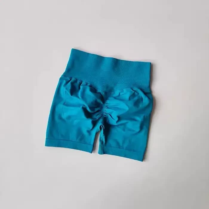 Short de sport de levage de hanche pêche pour femmes, taille haute et serrage de la taille, aminciss