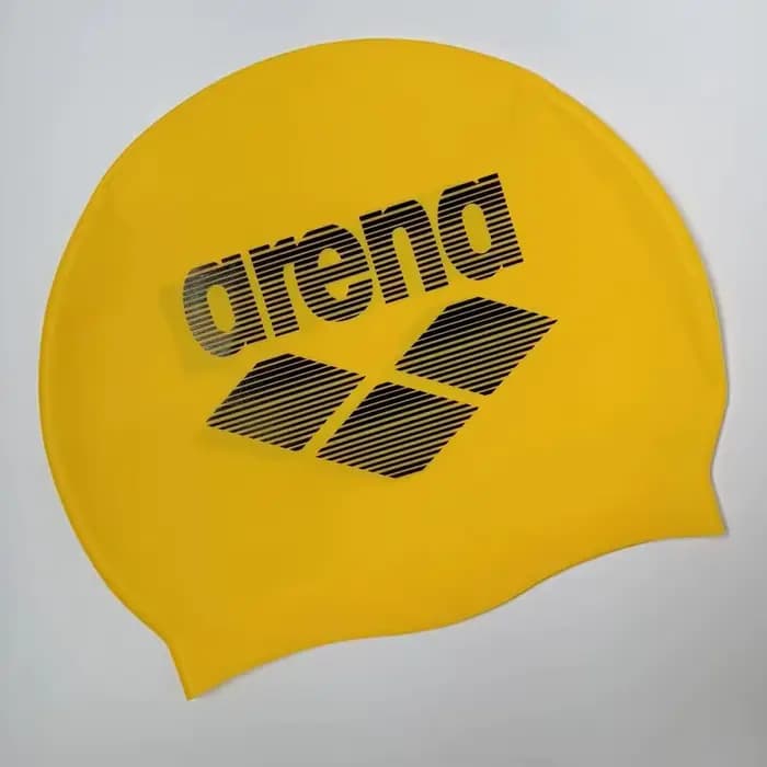 ARENA Bonnet de bain en silicone imperméable à la mode entraînement professionnel unisexe compétition