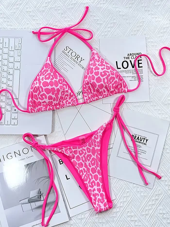 Sexy Léopard Micro Bikini 2025 Femmes Maillot De Bain