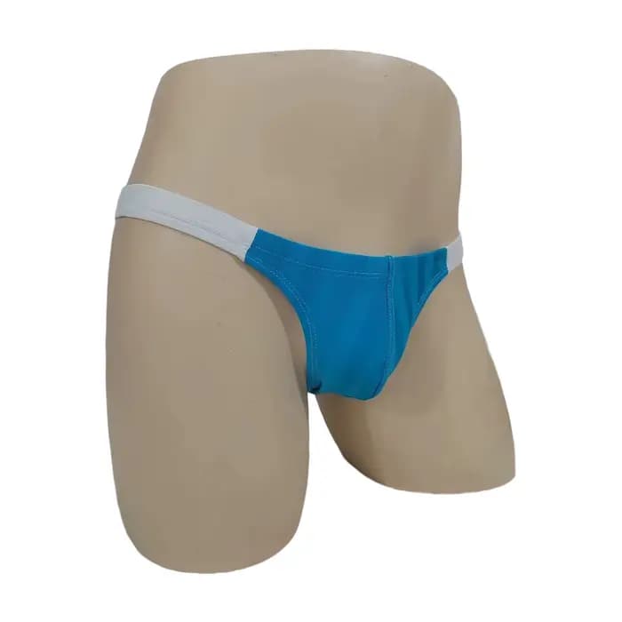 Maillot de bain triangulaire pour homme BOYTHOR avec demi-hanches et cordon de serrage intégré pour la natation et la plage