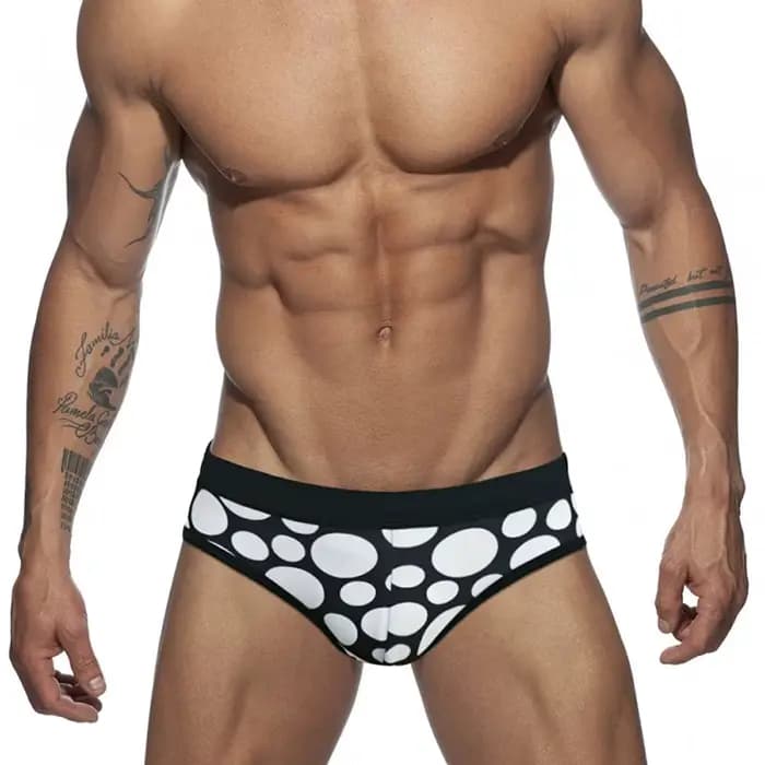 Maillots de bain pour hommes, shorts de plage, maillots de surf, maillots de bain sexy ajustés de la marque UXH, pour la plongée