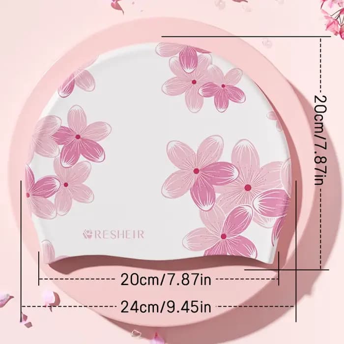 Bonnet de bain en Silicone pour femmes