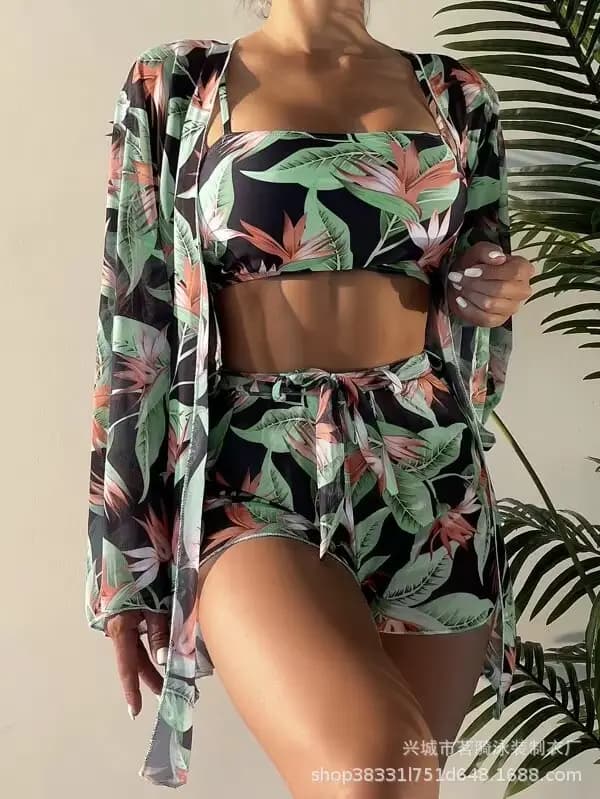 Nouveaux maillots de bain séparés Tankini ensemble maillot de bain pour femme 2024 sport vêtements de plage deux pièces maillot de bain filles piscine femmes maillot de bain