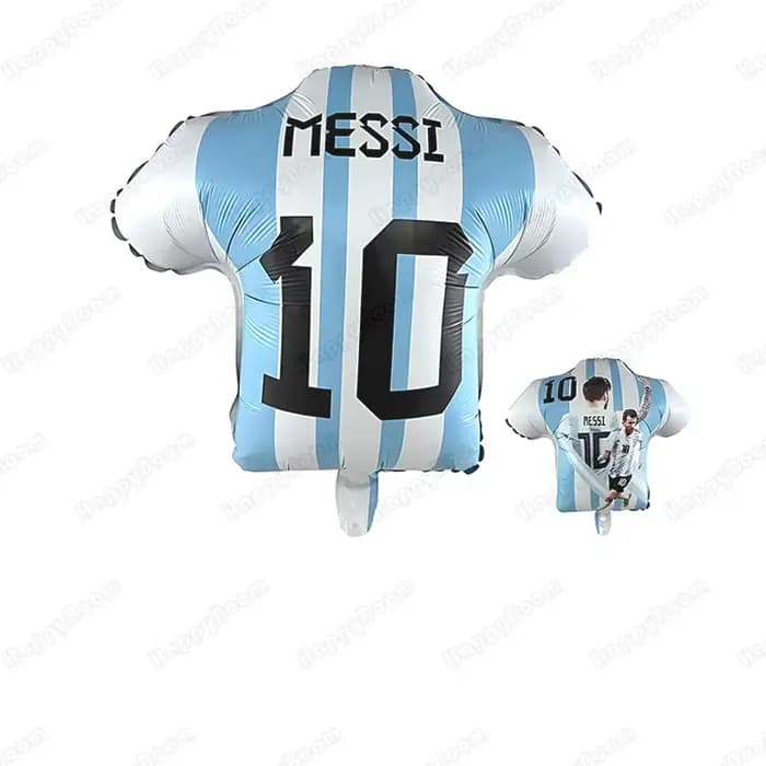 Ballons en aluminium motif maillot de football de dessin animé, ensemble de décoration pour fête d'anniversaire sur le thème du football, accessoires photo pour fête