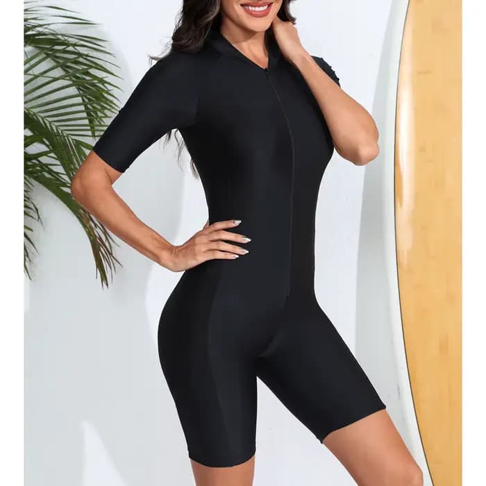 Maillot de bain une pièce athlétique pour femmes et garçons