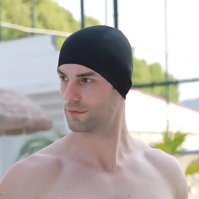 Bonnet de bain en Nylon pour hommes et femmes