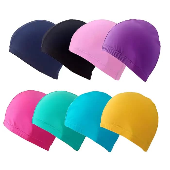 Bonnet de natation élastique en nylon