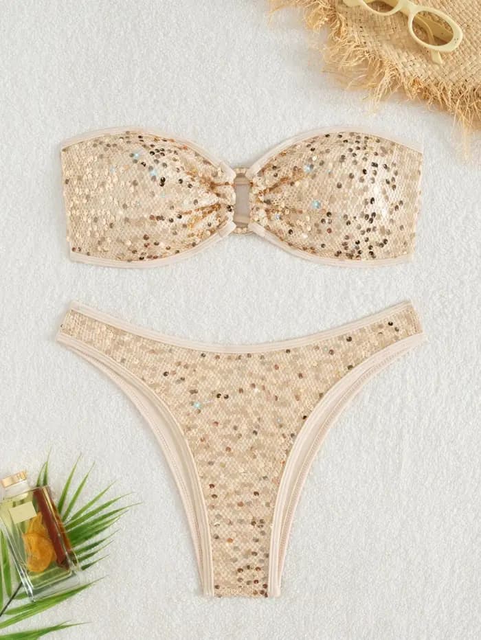 Bikini Bandeau Sexy 2026 pour Femme