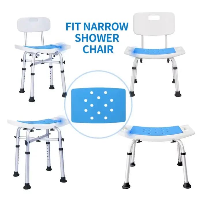 Chaise de bain pour personnes âgées avec coussin 1 pièce, tabouret de douche antidérapant, siège d'aide sécurisé pour baignoire pour personnes âgées, utilisation intérieure H0020