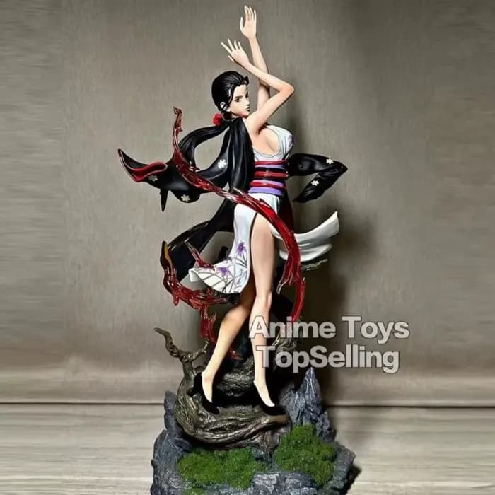Figurine d'action Anime One Piece, figurine Robin, démon Robin, jouets en PVC, modèle de statue, jouets de collection, cadeaux, 38 cm/15 pouces
