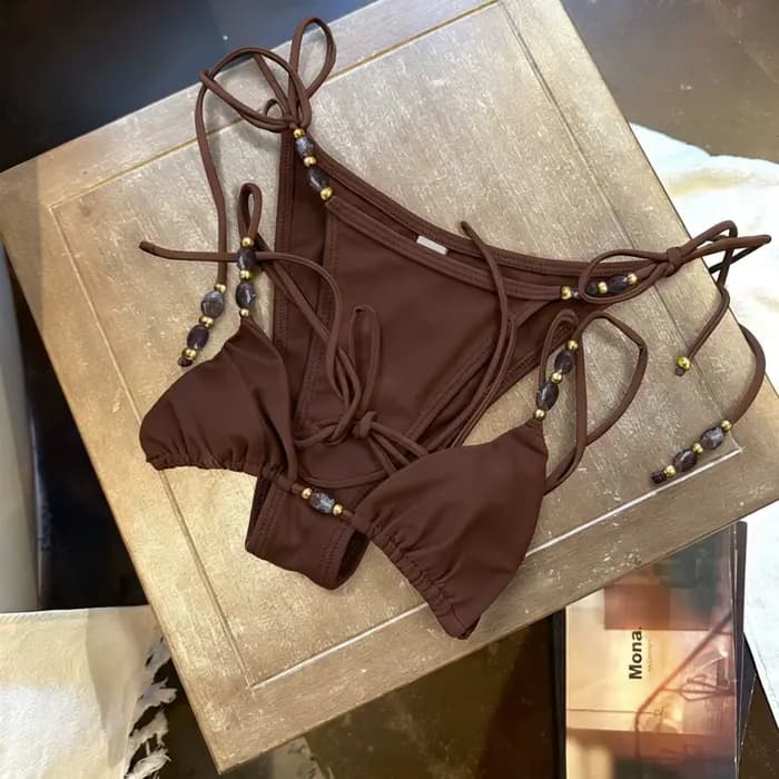 Perles Bikini 2025 Sexy femmes maillot de bain