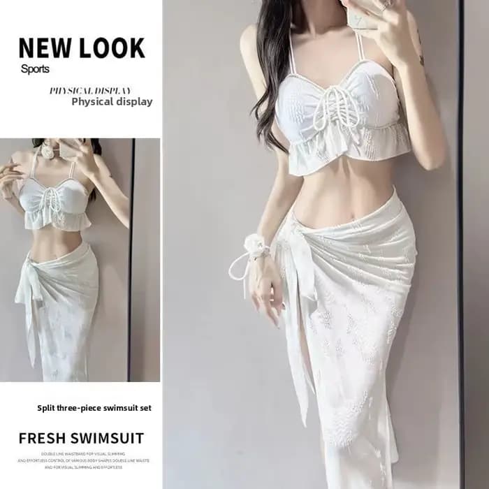 Maillot de bain bikini thermique haut de gamme pour femme