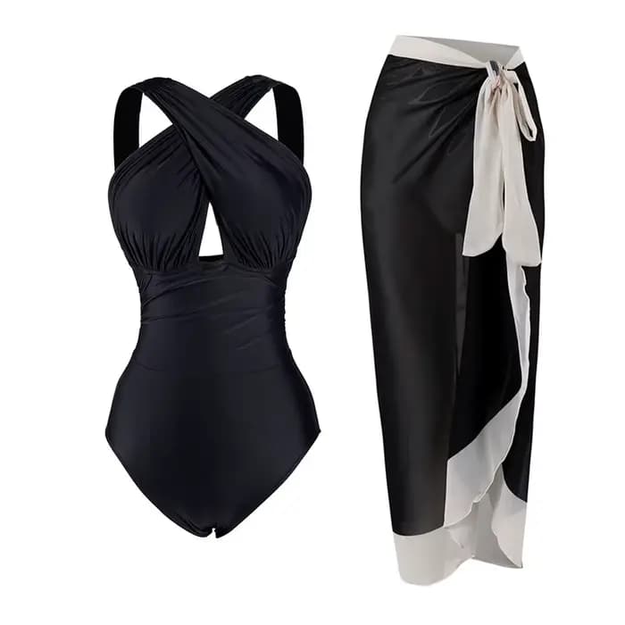 Maillot de bain vintage une pièce pour femme