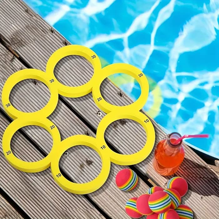 Ensemble de jeu de lancer de piscine